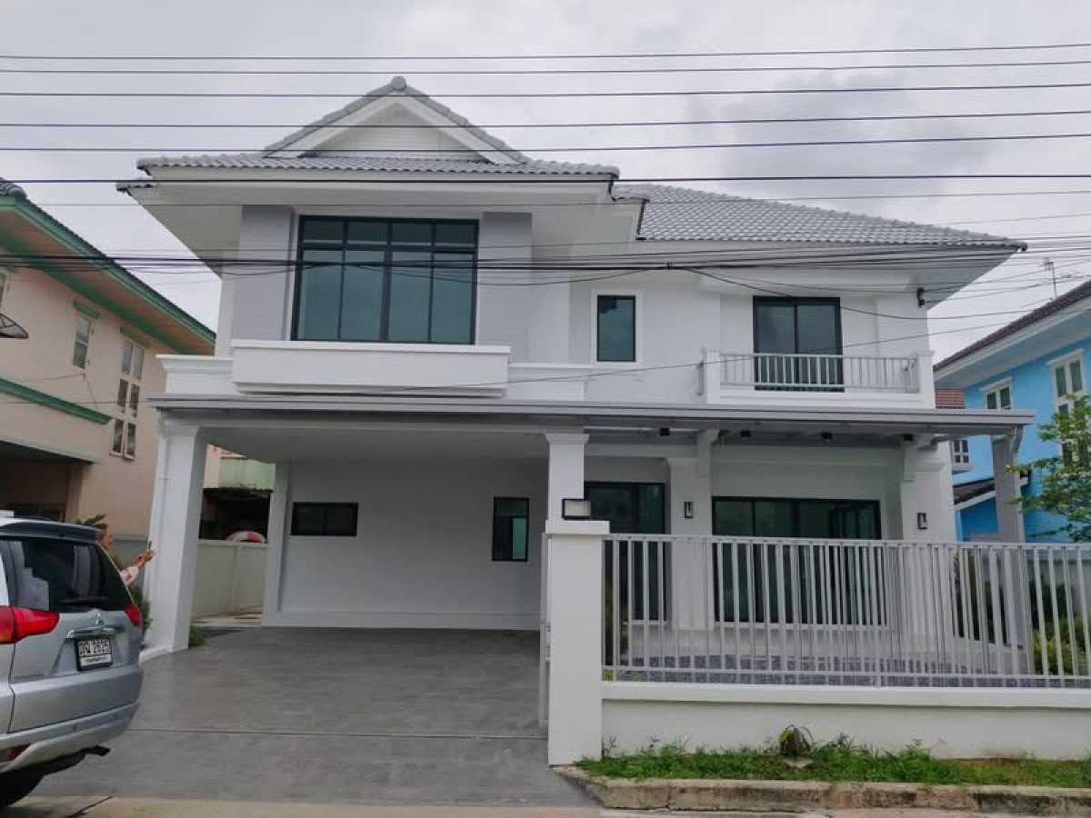 ขายบ้าน ธารา ราชพฤกษ์-ปิ่นเกล้า หน้ากว้าง รีโนเวทใหม่ มหาสวัสดิ์ บางกรวย นนทบุรี CX-179841