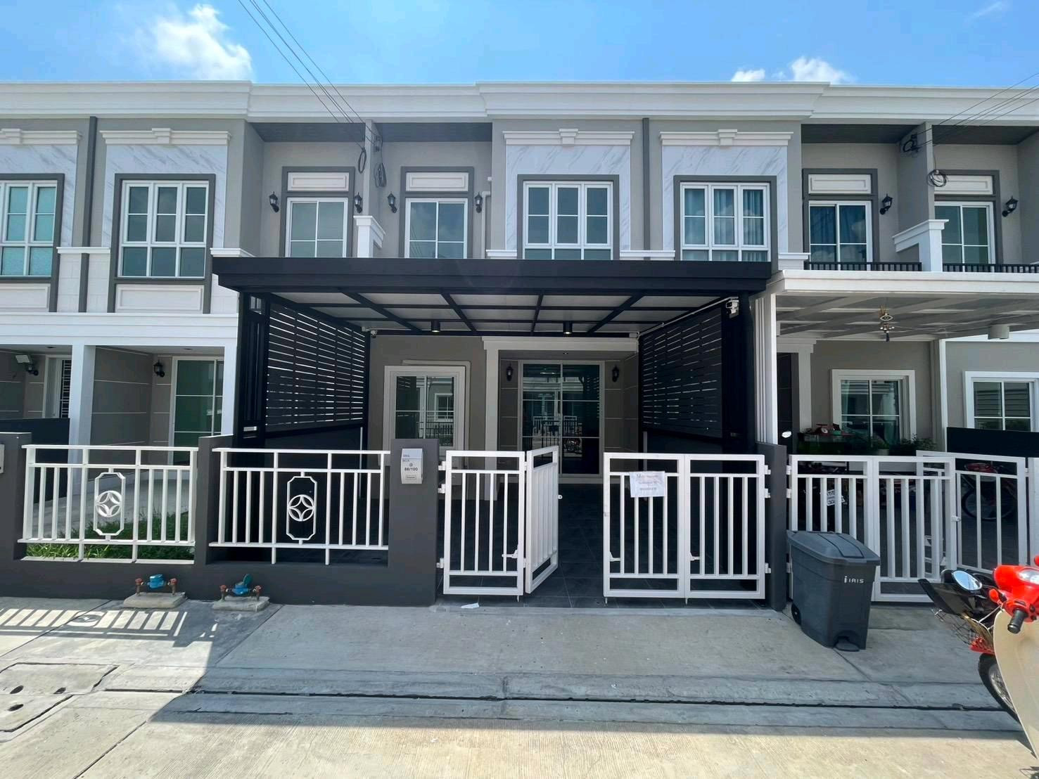 🏡 2-story townhome for rent | iCopenh Sukhumvit 76 ✨ New house, fully furnished, ready to move in. Fully furnished with furniture and electrical appliances, close to BTS Samrong-Bearing, suitable for families and working people who want a beautiful home i – รูปที่ 2