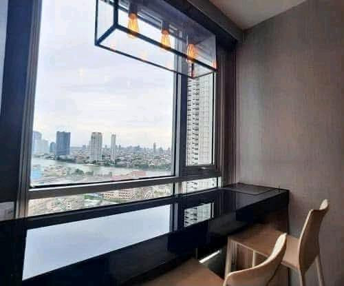 ✨🚇 Condo with view of the Chao Phraya River, 22nd floor, beautiful room, ready to move in, location in the heart of Sathorn, near BTS Saphan Taksin, only 150 meters! ✨ – รูปที่ 3