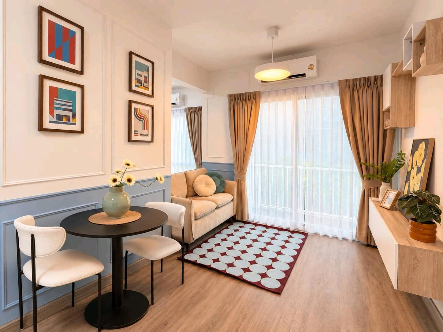 🩵 35 sq m. with irresistible style! BLUE CHIC ROOM ✨ – รูปที่ 3