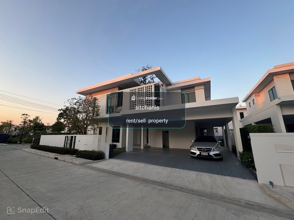 Single house for sale, Manthana Bangna KM 15, corner house, fully furnished, ready to move in. Single house for sale, Manthana Bangna KM 15, corner house, fully furnished, ready to move in.
