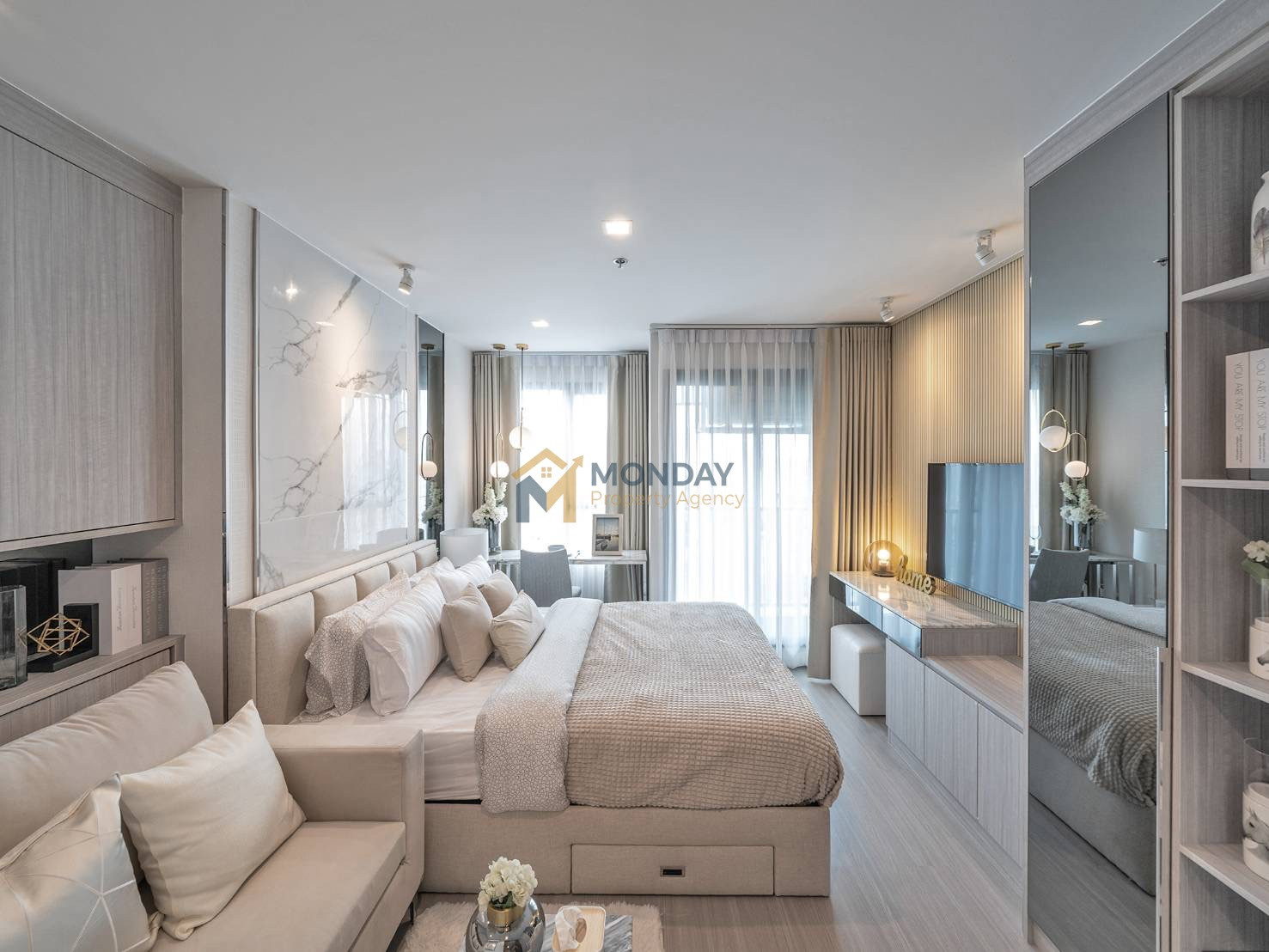 🔥MD-26094520 Rare Item, beautiful room, price lower than Life Lat Phrao market, hurry and reserve before it's gone 🔥