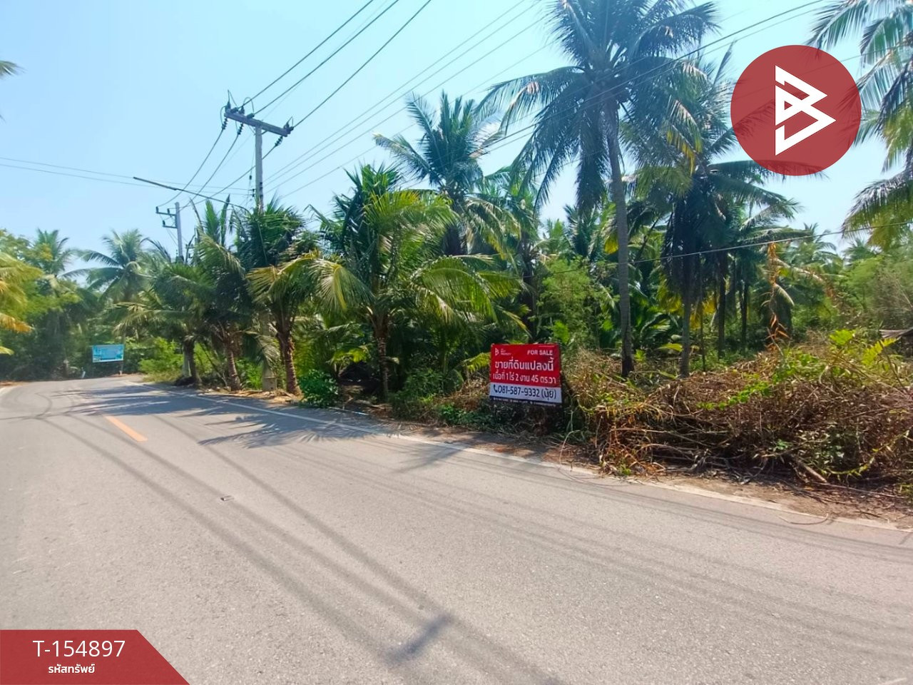 ขายที่ดิน เนื้อที่ 1 ไร่ 2 งาน 45 ตร.วา นางตะเคียน สมุทรสงคราม – รูปที่ 3