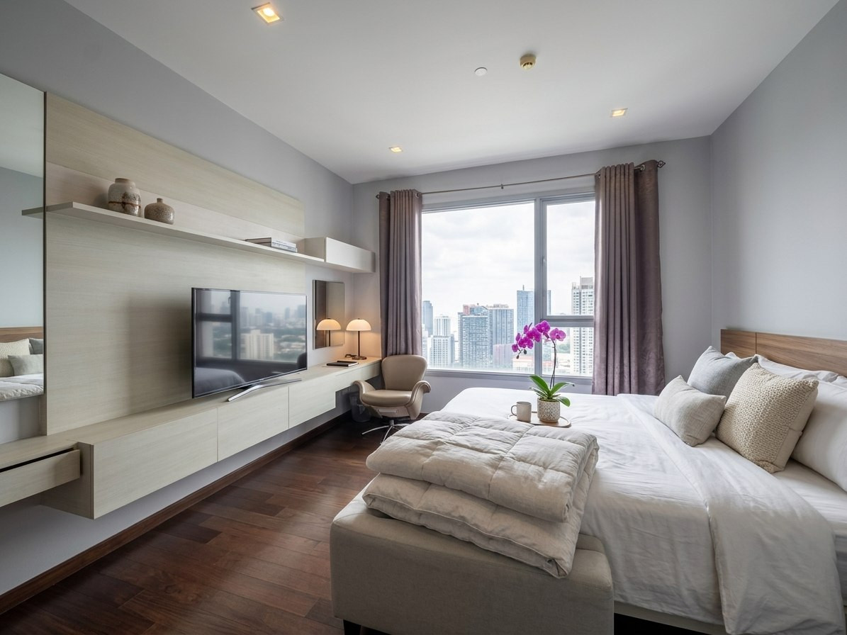 💎 ห้องใหญ่ วิวโล่ง ขาย Q Asoke 3 ห้องนอน 4 ห้องน้ำ ขนาด 137.5 ตร.ม. ห้องนั่งเล่นใหญ่ พื้นที่กว้าง วิวโล่ง บนทำเลติดรถไฟฟ้า ใกล้ MRT เพชรบุรี ราคา 39.99 ล้านบาท ติดต่อ 0968623850 🔥 – รูปที่ 2