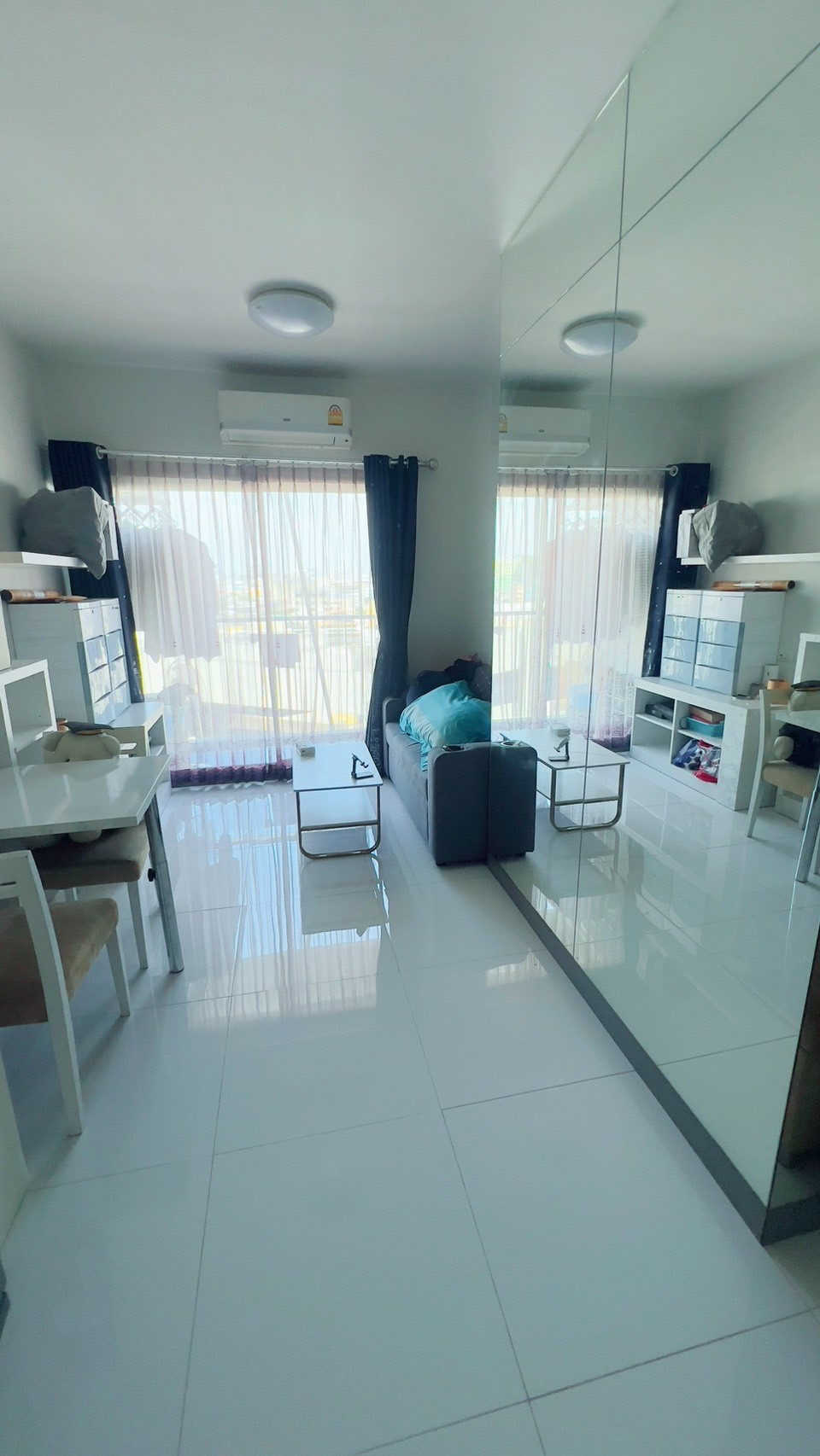 ✨ Condo for rent, ready to move in! A Space Asoke-Ratchada (Building D, 10th floor) | 1 Bed 35 sq m. Complete, just carry your bags and move in!