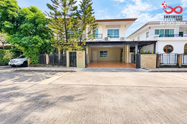 2-story detached house for sale, 60 sq m, Passorn Prestige Pattanakarn 38, near the Yellow Line.