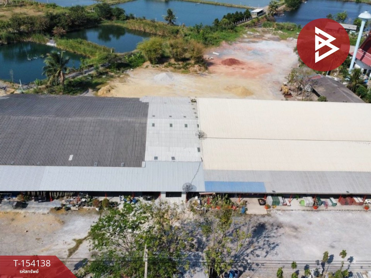 Land for sale with buildings, area 14 rai 2 ngan 40 sq m, Bang Phae, Ratchaburi. – รูปที่ 3
