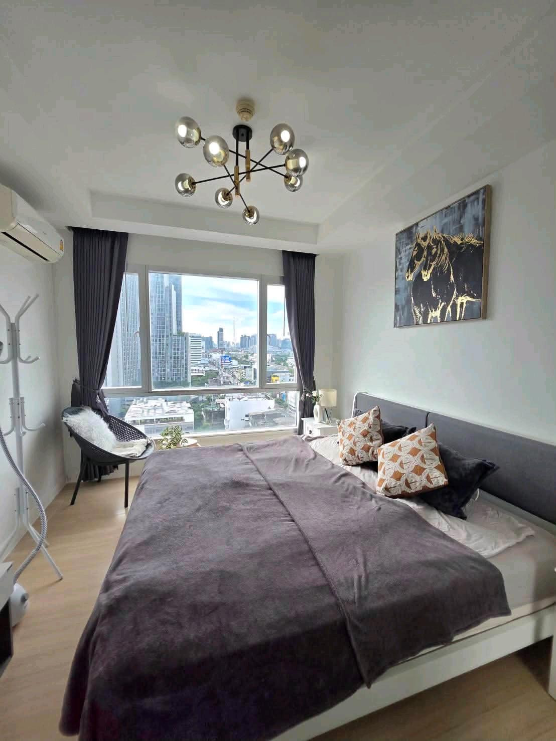 ✨🚇 City view room, 16th floor, location in the heart of the city, convenient travel, near Bangkok Hospital and Rama 9 - Asoke area. – รูปที่ 3