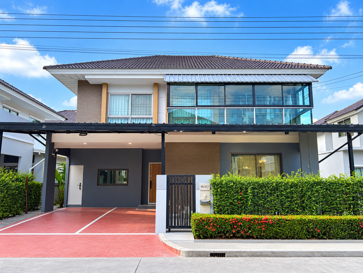 Single house for sale, Perfect Place Rama 9 – Krungthep Kreetha Phase 2.