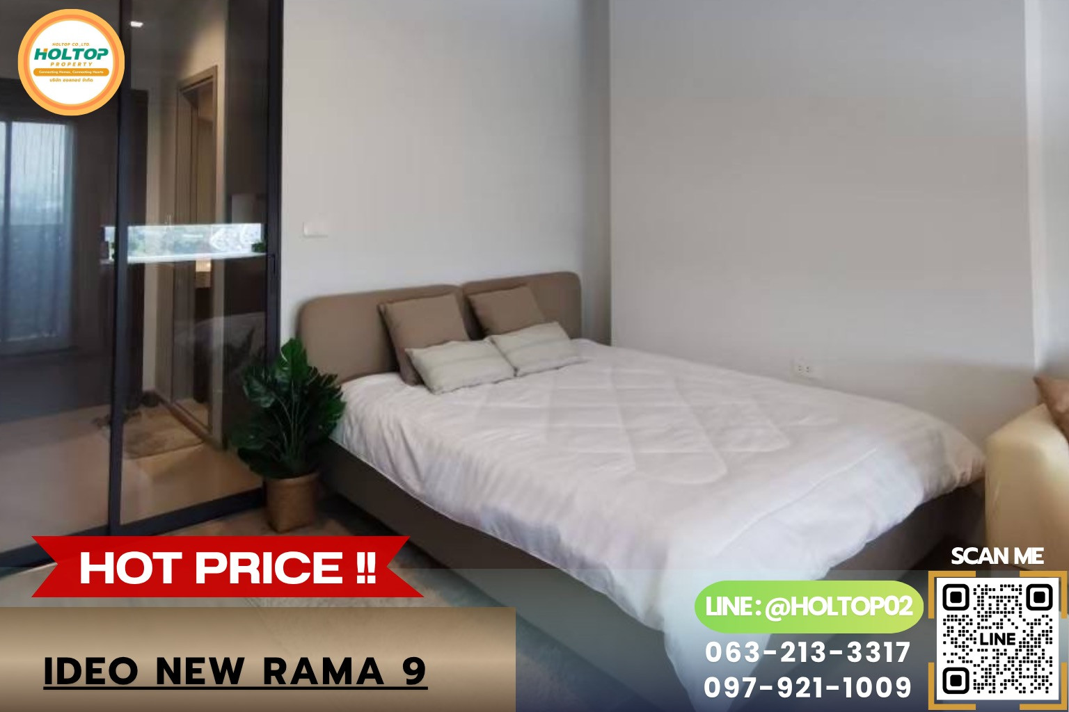#HT21142 ให้เช่าคอนโด ไอดีโอ นิว พระราม 9 (Ideo New Rama 9) #HT21142 ให้เช่าคอนโด ไอดีโอ นิว พระราม 9 (Ideo New Rama 9)