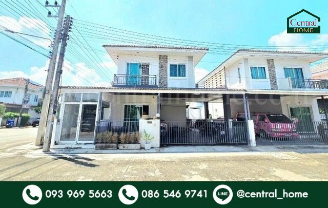 บ้านแฝด เดอะ ไนน์ รังสิต-คลอง 9  ใกล้ถนนวงแหวนรอบนอก หลังมุม เหมาะสำหรับเปิดร้าน