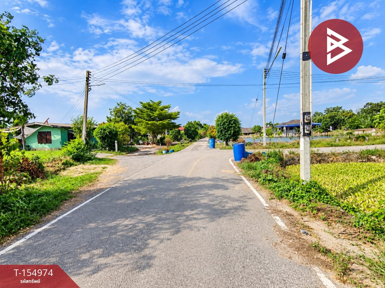 Land for sale, fish pond land, area 3 ngan 50 sq m, Bang Tin Ped, Chachoengsao. – รูปที่ 3