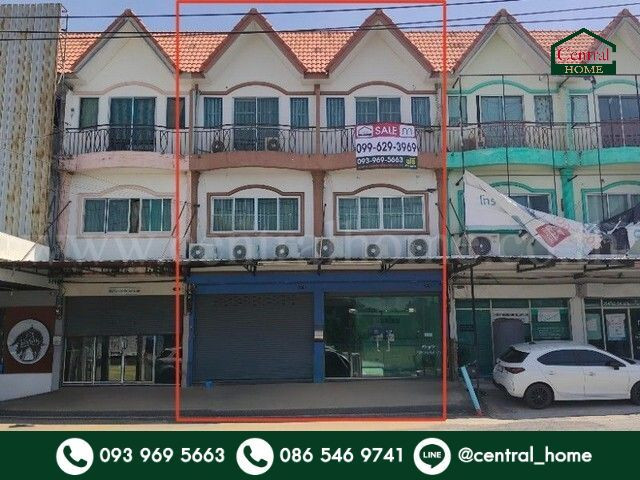 อาคารพาณิชย์ 3 ชั้น 2 คูหา รีโนเวทพร้อมอยู่ ติดถนน ซอยมังกร-ขันดี