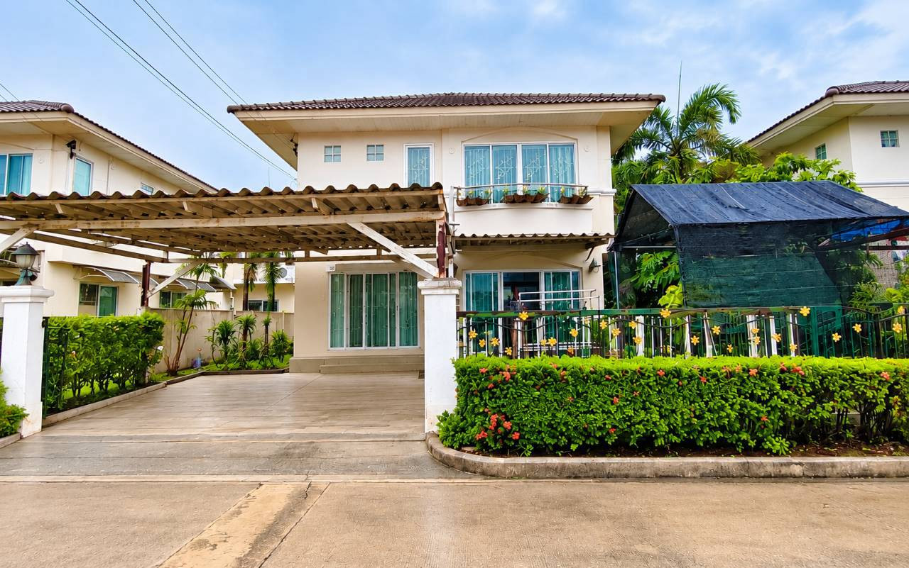 98493 - ขายด่วน! บ้านเดี่ยว 2 ชั้น ศุภาลัย การ์เด้นวิลล์ วงแหวน-ปิ่นเกล้า-พระราม 5 (50 ตร.ว.) ทำเลเด่น ของกินเพียบ ใกล้ตลาดลุงออม 150 ม. ใกล้ รร.เทพศิรินทร์ นนทบุรี