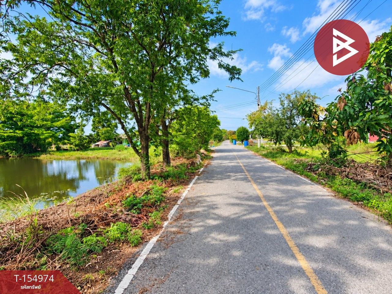 Land for sale, fish pond land, area 3 ngan 50 sq m, Bang Tin Ped, Chachoengsao. – รูปที่ 4