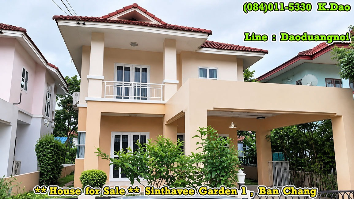 #Sinthavee Garden 1, Ban Chang *** House for Sale ***