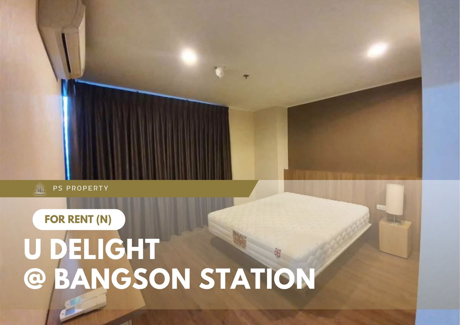 For rent 📍 U Delight @ Bangson Station 📍 Fully furnished with appliances; located near MRT Bang Son.