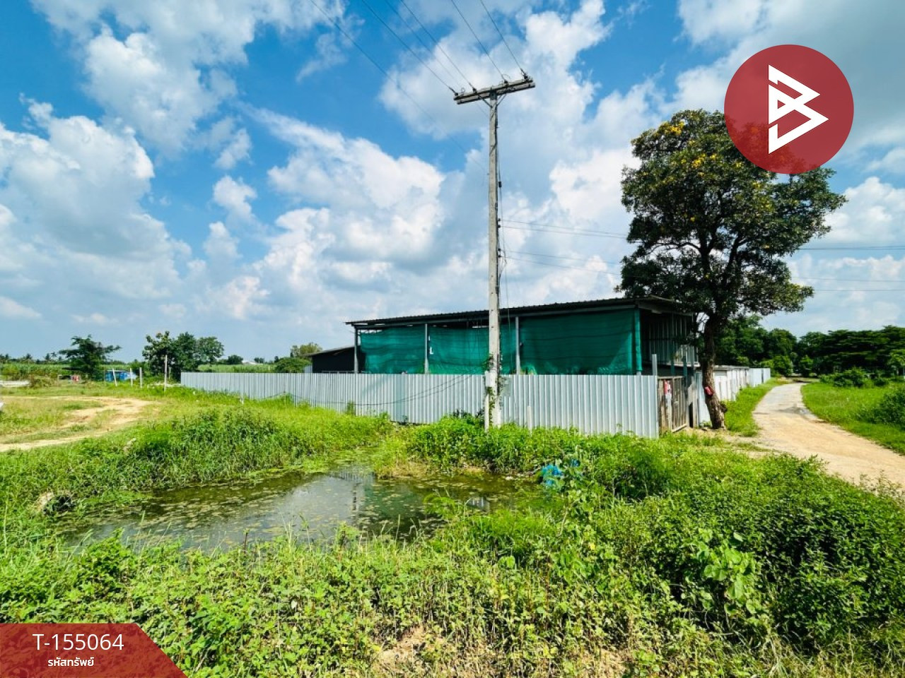 Urgent sale of land with fish pond, area 3 rai 1 ngan 89.8 square wah, Ban Pong, Ratchaburi. – รูปที่ 3