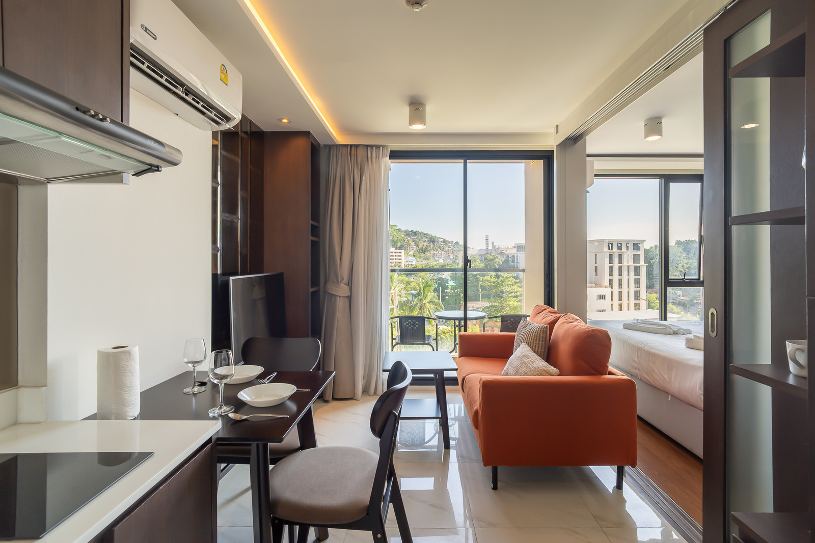 Surin Beach Phuket Studio at Aristo 1 | Tropical Hillside Escape Living - U1397540