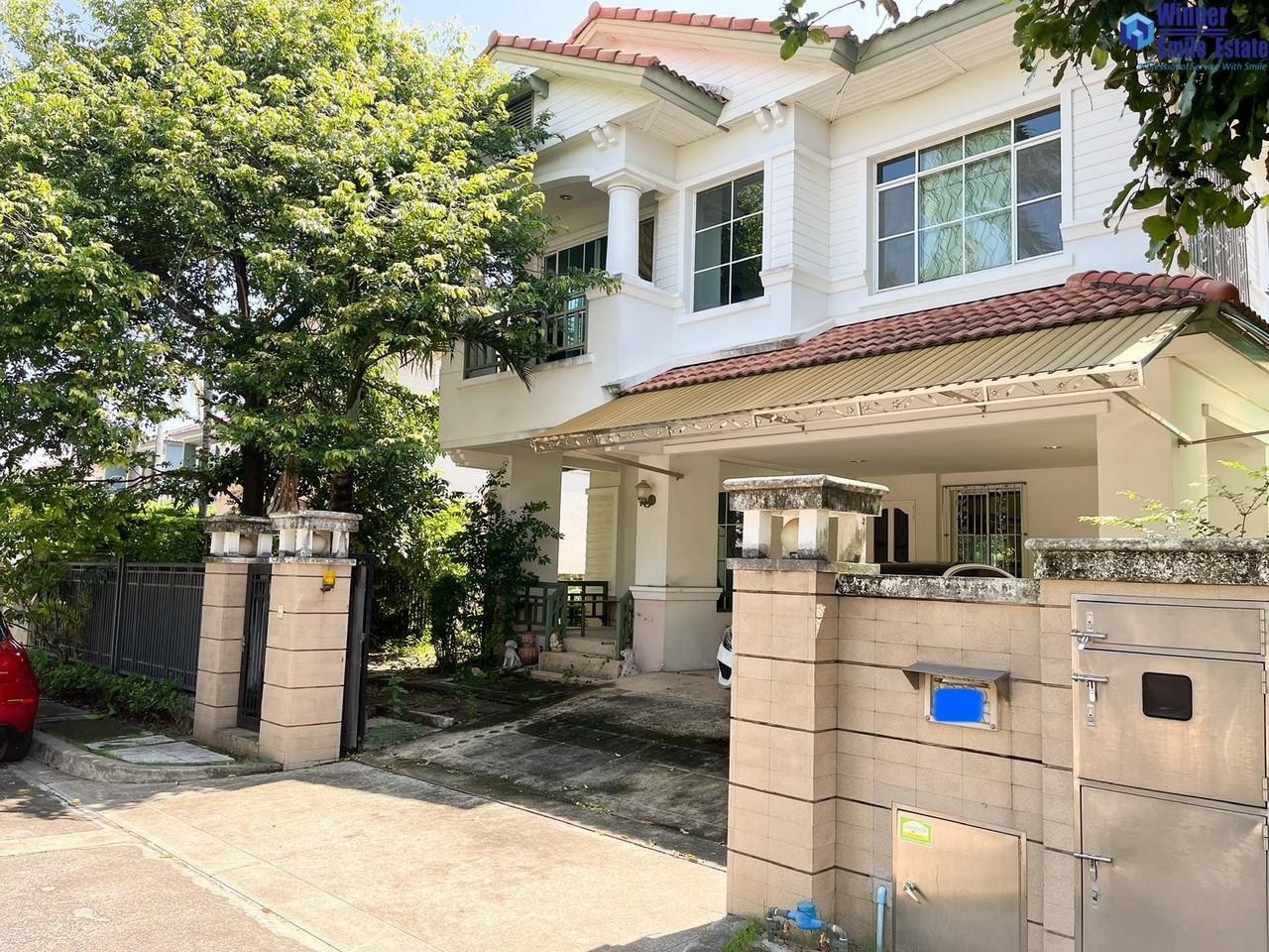 Single house for sale, Nantawan Suvarnabhumi, with furniture, near Suvarnabhumi Airport.