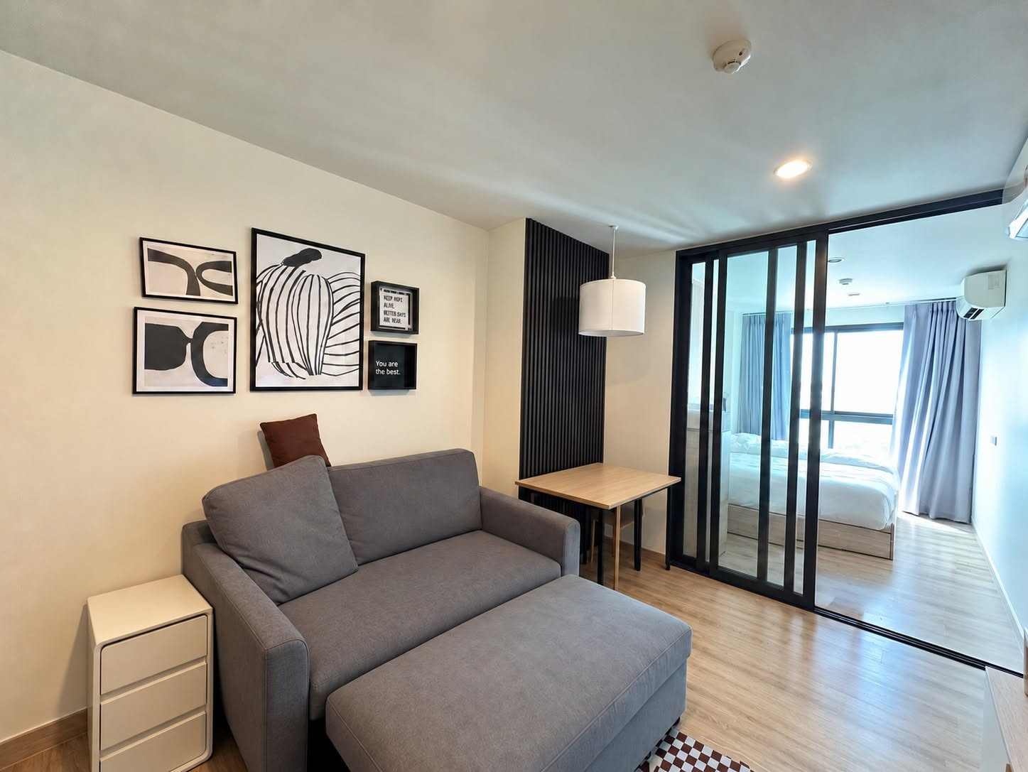 🏙️ FOR RENT | THE EXCEL HIDEAWAY SUKHUMVIT 71 ✨ ห้องสวย พร้อมอยู่ เฟอร์นิเจอร์และเครื่องใช้ไฟฟ้าครบ! สัญญา 1 ปี: 14,000 บาท/เดือน ขนาด 30 ตร.ม. อาคาร A ชั้น 7 l มี Shuttle รับ–ส่ง BTS พระโขนง