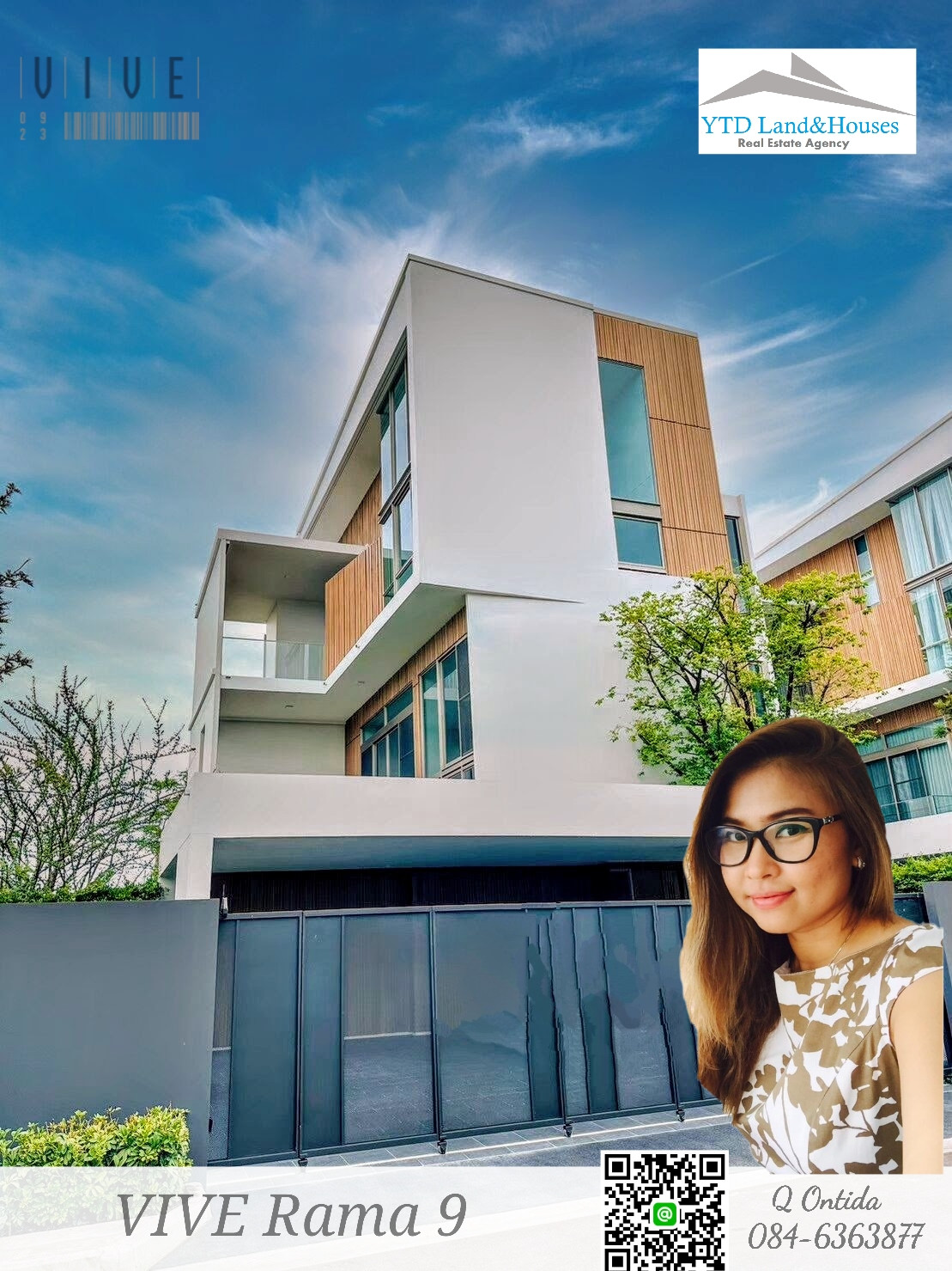 ขาย/ให้เช่า บ้านหรู VIVE พระราม 9 บ้านเดี่ยว Super Luxury ,3 ชั้น ดีไซน์ใหม่ในสไตล์ “Modern Japanese” **หลังมุม** หน้าไม่ติดบ้านใคร บ้านมือ 1 ไม่เคยเข้าอยู่ (แถมฟรี แบบตกแต่ง Interior design) 