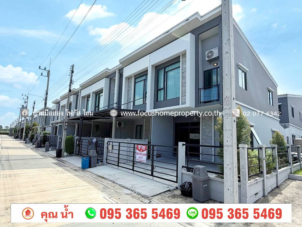 Townhouse for sale, Grand Pleno Village, Phahonyothin-Rangsit, corner unit. – รูปที่ 2