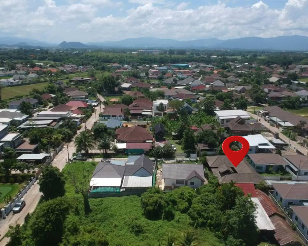 Single house for sale in applied Lanna style, area 1 ngan 3 sq m, location in Mueang Chiang Rai. (Baan Doi Saken) near Central and shopping centers