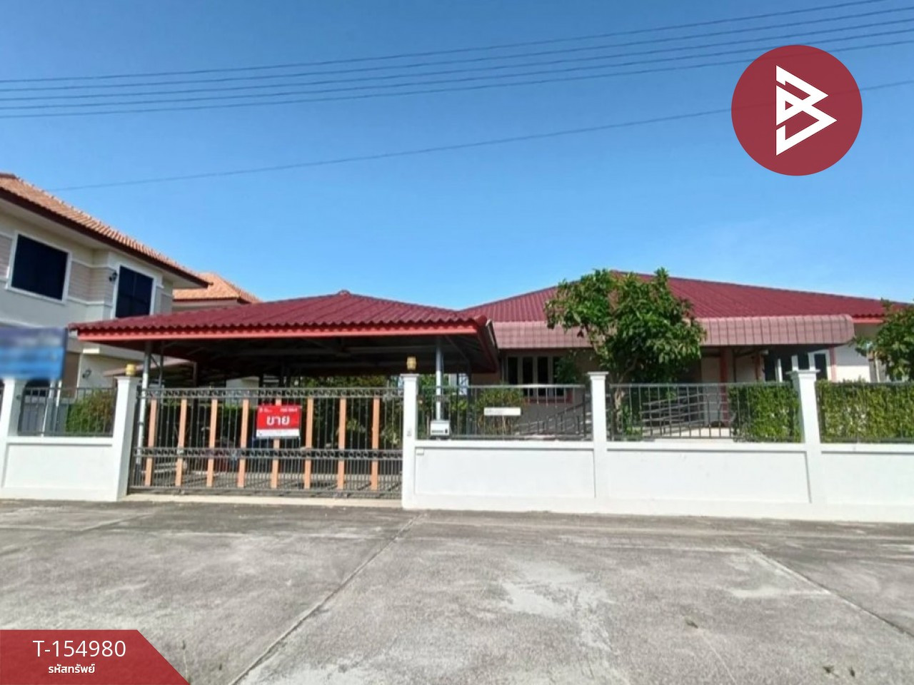 Single-storey detached house for sale, area 1 ngan 38 sq m, Bang Kaeo, Samut Songkhram, near Rama 2 Road. – รูปที่ 2