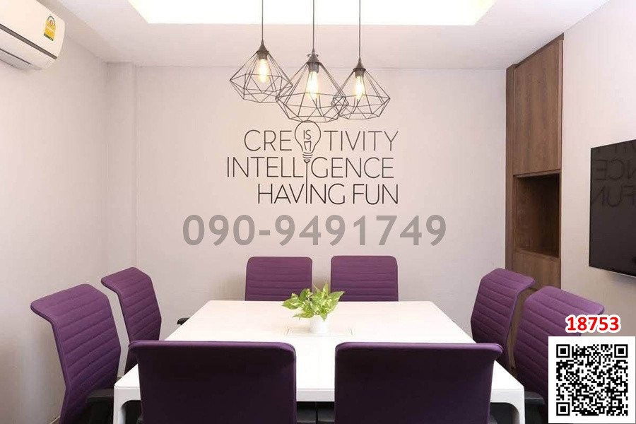 Rent the entire home office 𝟒 floor, Chic District Ram𝟓𝟑, usable area 320 sq m. Water will not flood the project. – รูปที่ 3
