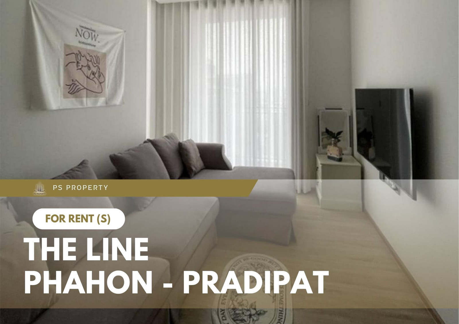 ให้เช่า 🔥 THE LINE Phahon - Pradipat 🔥เฟอร์นิเจอร์ และ เครื่องใช้ไฟฟ้าครบ ใกล้ BTS สะพานควาย