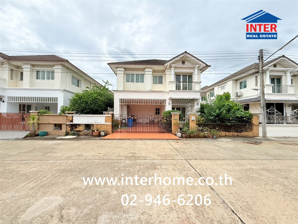 2-story detached house, 60 sq m, Montien Thong Village. Soi Krathum Lom 15 Phutthamonthon Sai 4 Road, Phetkasem Road, Sam Phran, Nakhon Pathom – รูปที่ 2