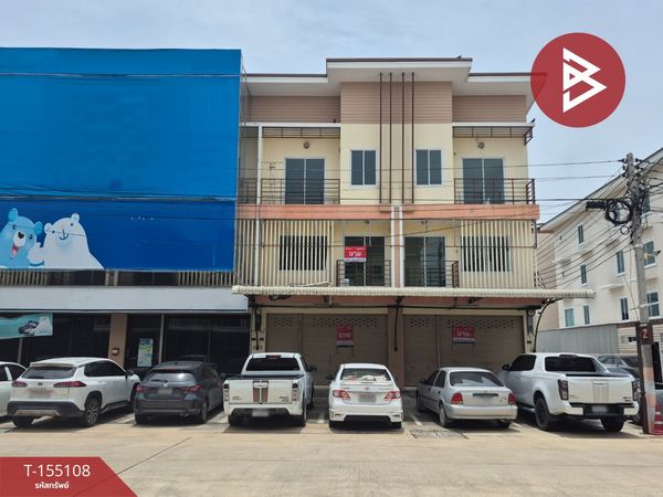 Commercial building for sale, 3 floors, area 52.4 sq m, Rua Yai, Suphan Buri.
