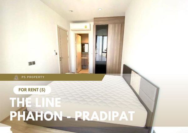 For rent ✨ THE LINE Phahon - Pradipat ✨ Fully furnished with appliances included; located near BTS Saphan Khwai.