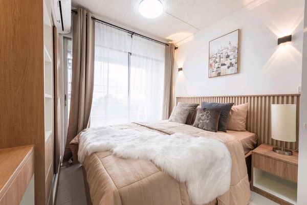 Dynasty Building, Lat Phrao 71 ✨ New built-ins throughout the room. Beautifully decorated and ready to move in! 🔥 Special promotion from 13,500 baht, special promotion reduced to only 12,500 baht/month ✨