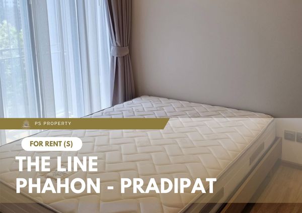 For rent 📍 THE LINE Phahon - Pradipat 📍 Fully furnished with appliances; located near BTS Saphan Khwai.