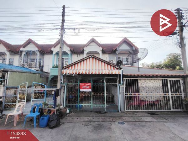 2-story townhouse for sale, area 20 sq m, Damnoen Saduak, Ratchaburi.
