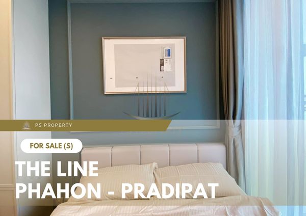 Urgent sale! 📍 THE LINE Phahon - Pradipat 📍 Fully furnished with complete appliances; located near BTS Saphan Khwai.