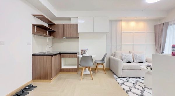 🎉🏡 Beautiful room, fully furnished, ready to move in! 📍 624 Condolette Ratchada 36, ​​condo in the heart of Ratchada, price less than 2 million! The price is easily accessible. Complete with furniture and electrical appliances ✨✨