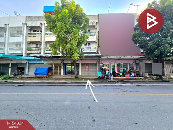Commercial building for sale, 3 floors, area 17 square meters, Sanam Chan, Nakhon Pathom.