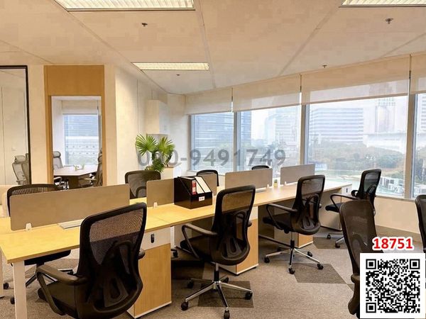 เช่าสำนักงาน ASOKE TOWERS ใจกลางอโศก ขนาด 85ตร.ม.ใกล้ MRT เพชรบุรี 350 เมตร