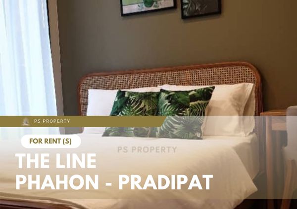 For rent 🔥 THE LINE Phahon - Pradipat 🔥 Fully furnished with appliances, near BTS Saphan Khwai