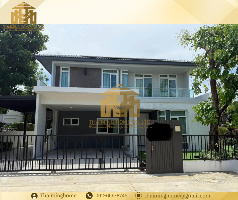 ให้เช่าบ้านเดี่ยว 2 ชั้น 4 ห้องนอน หมู่บ้านมัณฑนา 2 บางนา กม.7 ซอย รร.ราชวินิต บางแก้ว (TH6-5126)