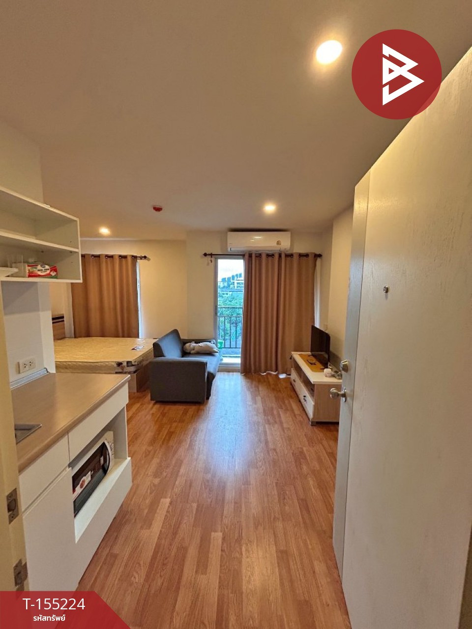 Luxury condo for sale in the heart of Sukhumvit area, Lumpini Ville Sukhumvit 101/1 - Punnawithi, beautiful room, good price, ready to move in, fully furnished.