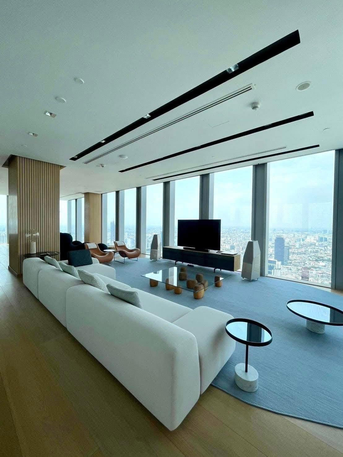 For Rent: Full-Floor 4BR, 71st Floor, The Ritz-Carlton Residences Bangkok, 844 sqm