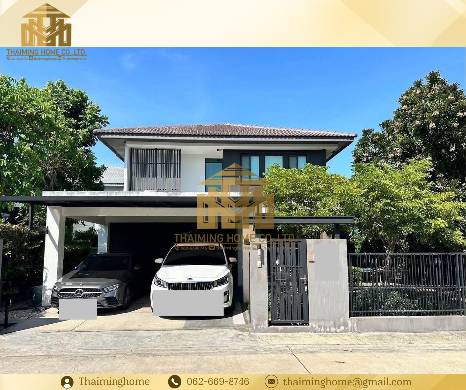 ให้เช่าบ้านเดี่ยว 2 ชั้น ขนาด 172 ตร.ม. โครงการมัณฑนา บางนา กม 7 ซอยบางแก้ว บางพลี สมุทรปราการ (TH6-5326) 