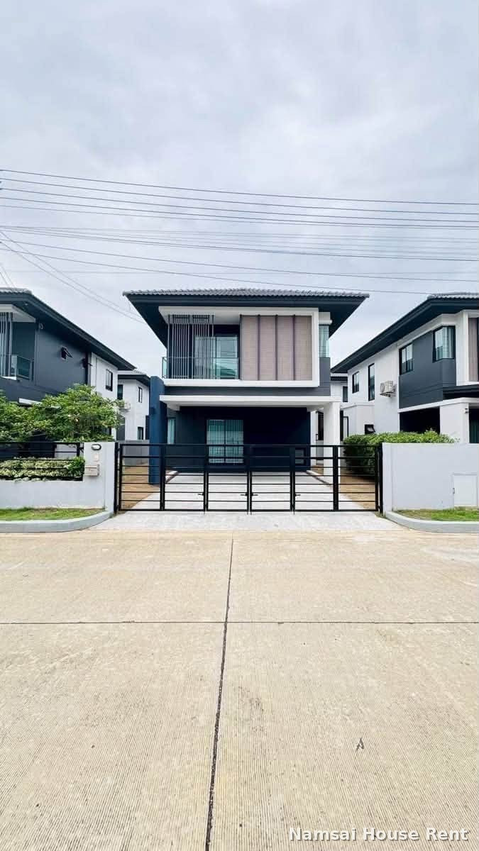 3BR Fully Furnished Detached House Fah Greenery Neola Rangsit-Khlong 2 ฿25,000