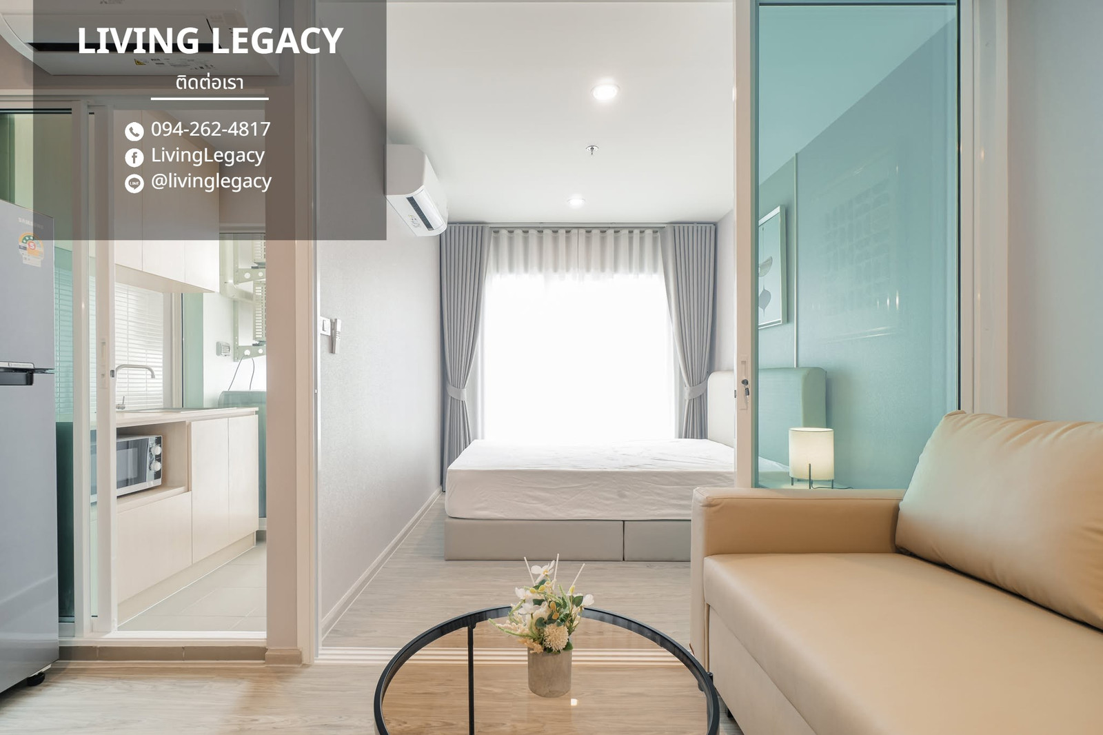 TNLOSI เช่าด่วน คอนโด Regent Home Bangna 28 ตร.ม. | ชั้น 21 | 1 ห้องนอน | 1 ห้องน้ำ 12,000 บาท/เดือน line id : @livinglegacy – รูปที่ 4