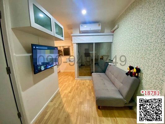 Condo for sale, Lumpini Mega City Bangna, Building B, 23rd floor, next to the main road, near BTS Bangna.