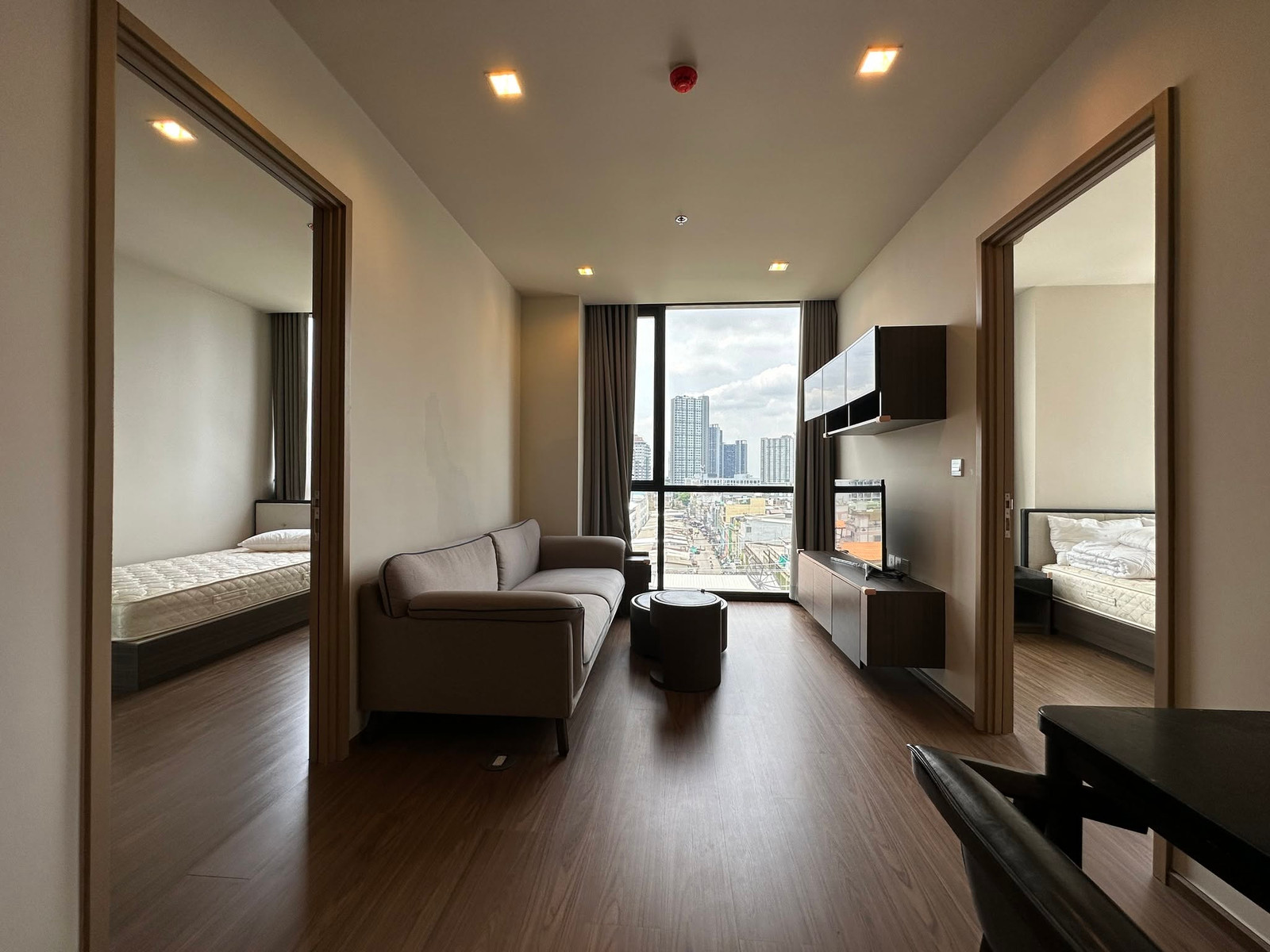 ให้เช่า THE LINE SUKHUMVIT 712 ห้องนอน | 🛁 2 ห้องน้ำ 📐 ขนาด 61.1 ตร.ม. 🏢 ชั้น 7 🚆 สถานีรถไฟฟ้า: BTS พระโขนง 💰 ค่าเช่า 35,000 บาท/เดือน 